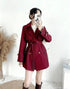 Double Breasted Short Trench Coat